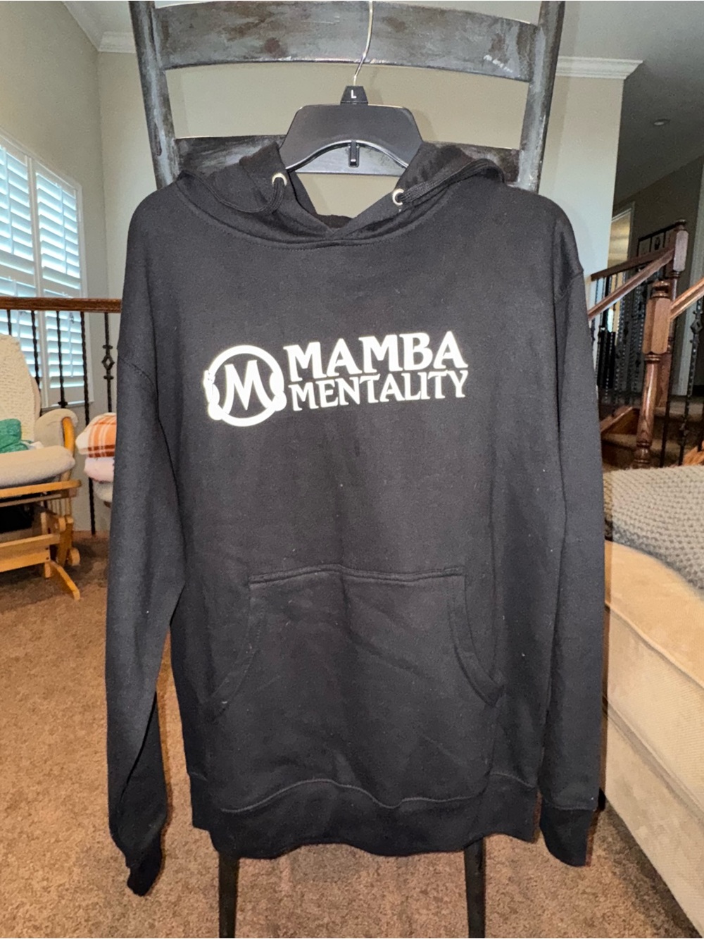 Men's Mamba Mentality Kobe Bryant Black Hoodie